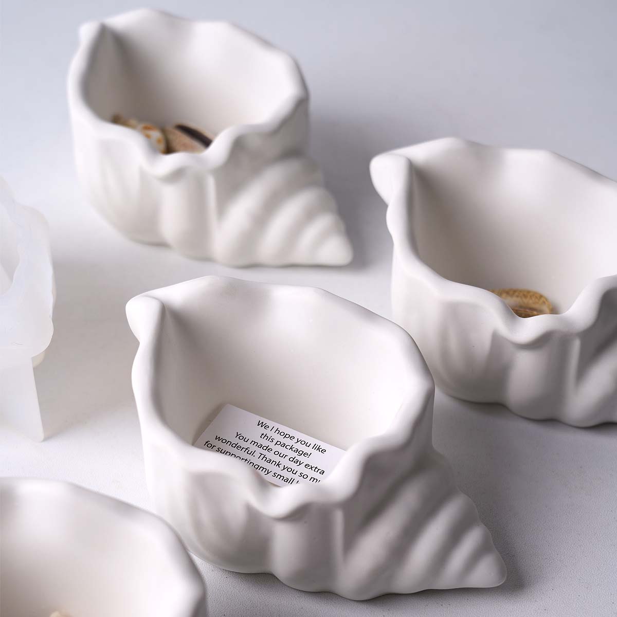 Candle Supplies Jars - Conch Candle Jar Silicone Mold DIY