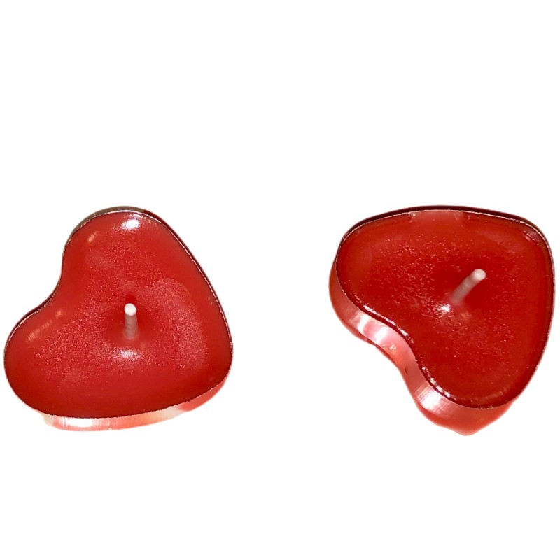 100 Sets Heart shaped Empty Al - Candle Supplies Jars recension och pris