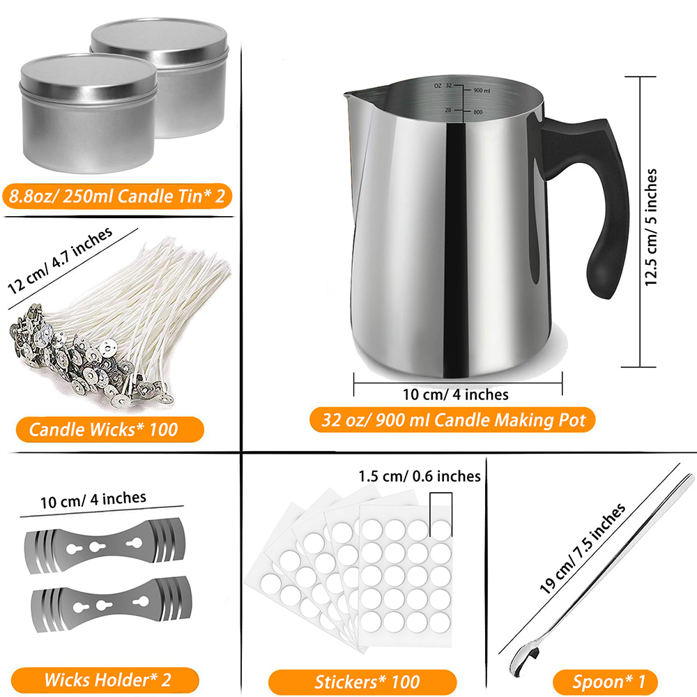 Candle Making Starter Kit Supp - Candle Supplies Jars recension och pris