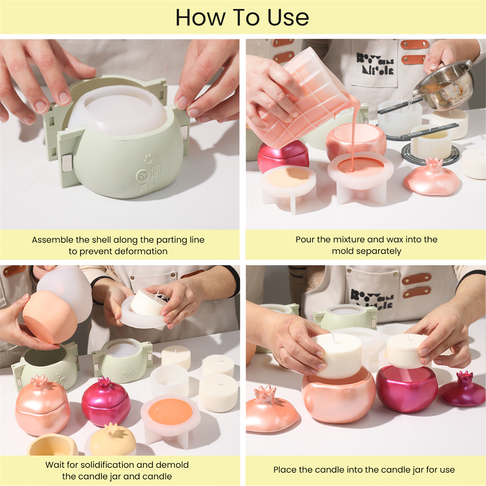 Nicole Pomegranate Concrete Ca - Candle Supplies Jars recension och pris