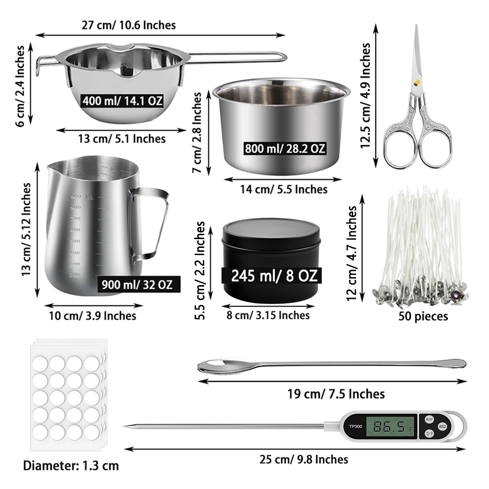 Glintmos DIY Candle Making Kit - Candle Making Supplies Usa recension och pris