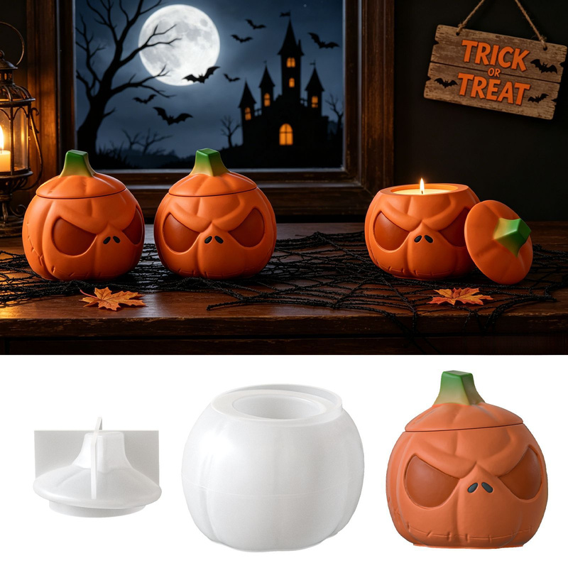 2Set of pumpkin storage jars w - Candle Supplies Jars recension och pris
