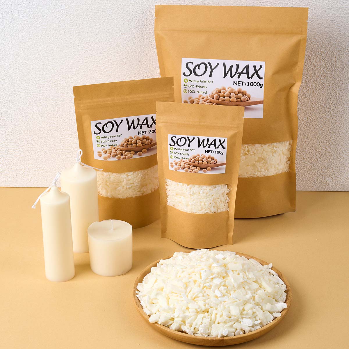 1 Pounds Pure White Soy Wax Fo - Candle Making Supplies Usa recension och pris