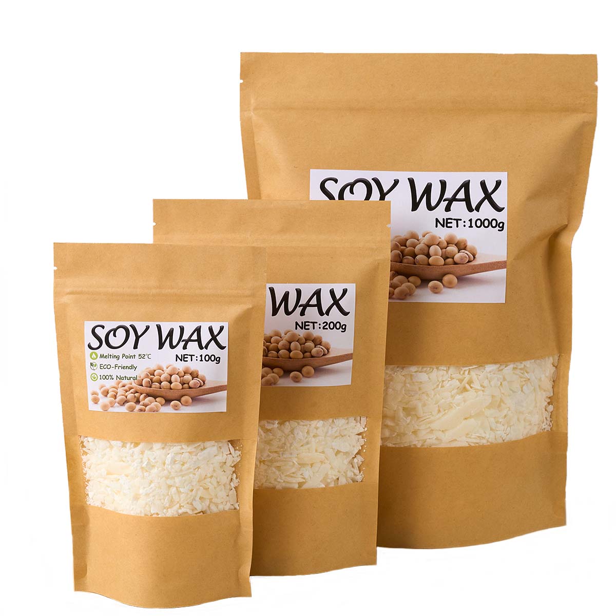 1 Pounds Pure White Soy Wax Fo - Candle Making Supplies Usa recension och pris