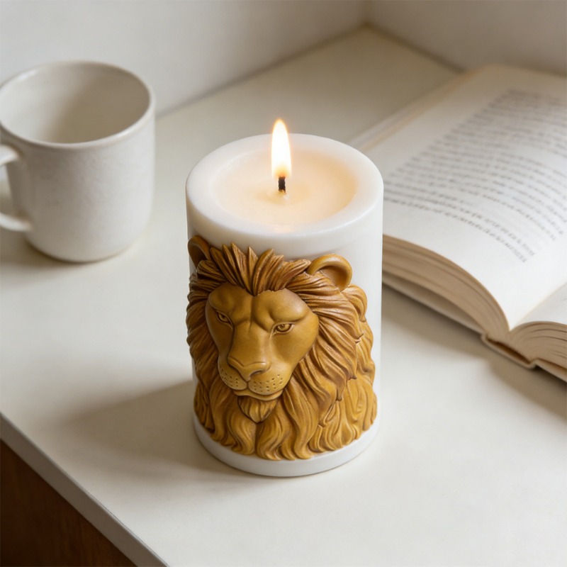 Animals Lion Candle Molds Sili - Candle Supplies Luxury recension och pris