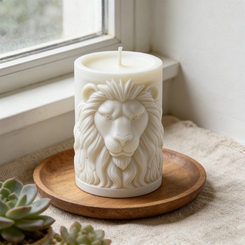 Animals Lion Candle Molds Sili - Candle Supplies Luxury recension och pris
