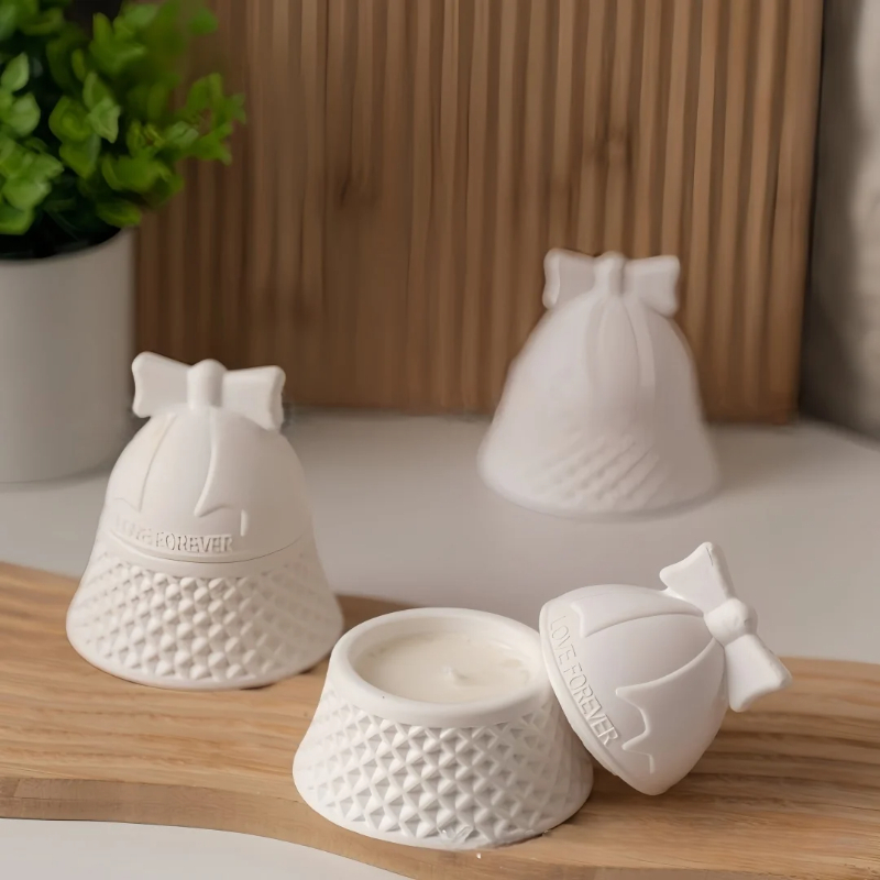 Christmas Bell Shaped Silicone - Candle Supplies Jars recension och pris
