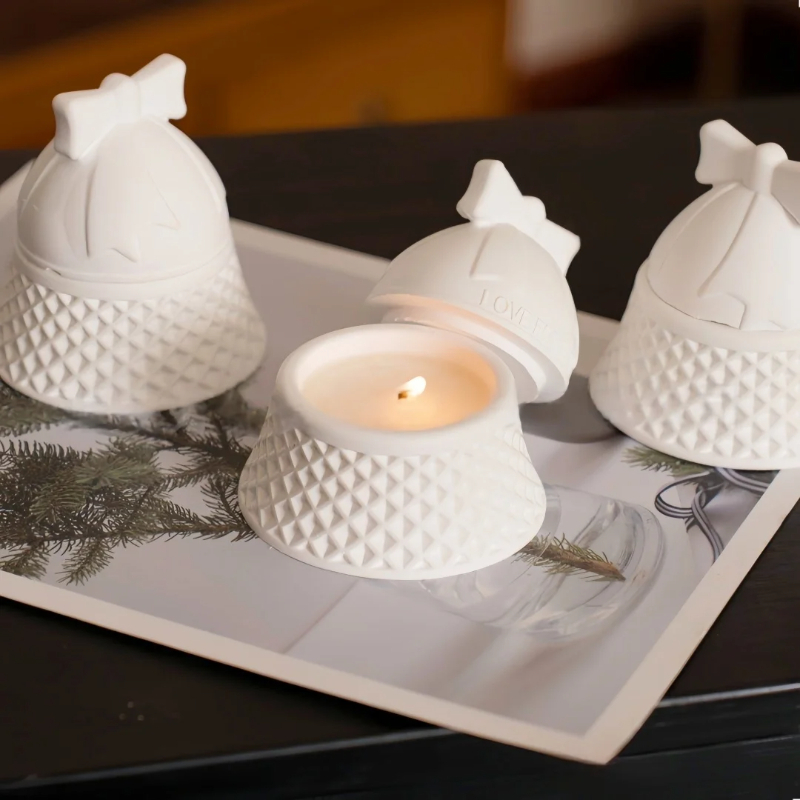 Christmas Bell Shaped Silicone - Candle Supplies Jars recension och pris