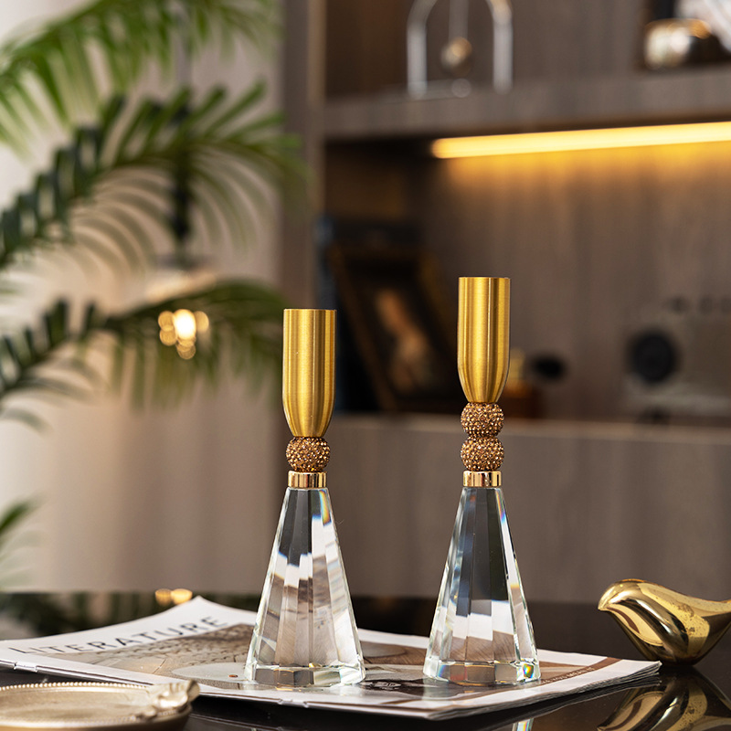 Crystal glass candle holder su - Candle Supplies Luxury recension och pris