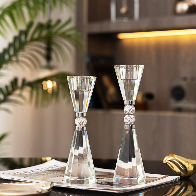 Crystal glass candle holder su - Candle Supplies Luxury recension och pris