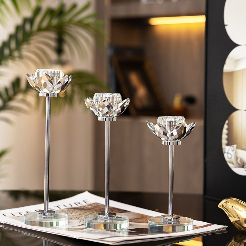 Crystal glass candle holder su - Candle Supplies Luxury recension och pris