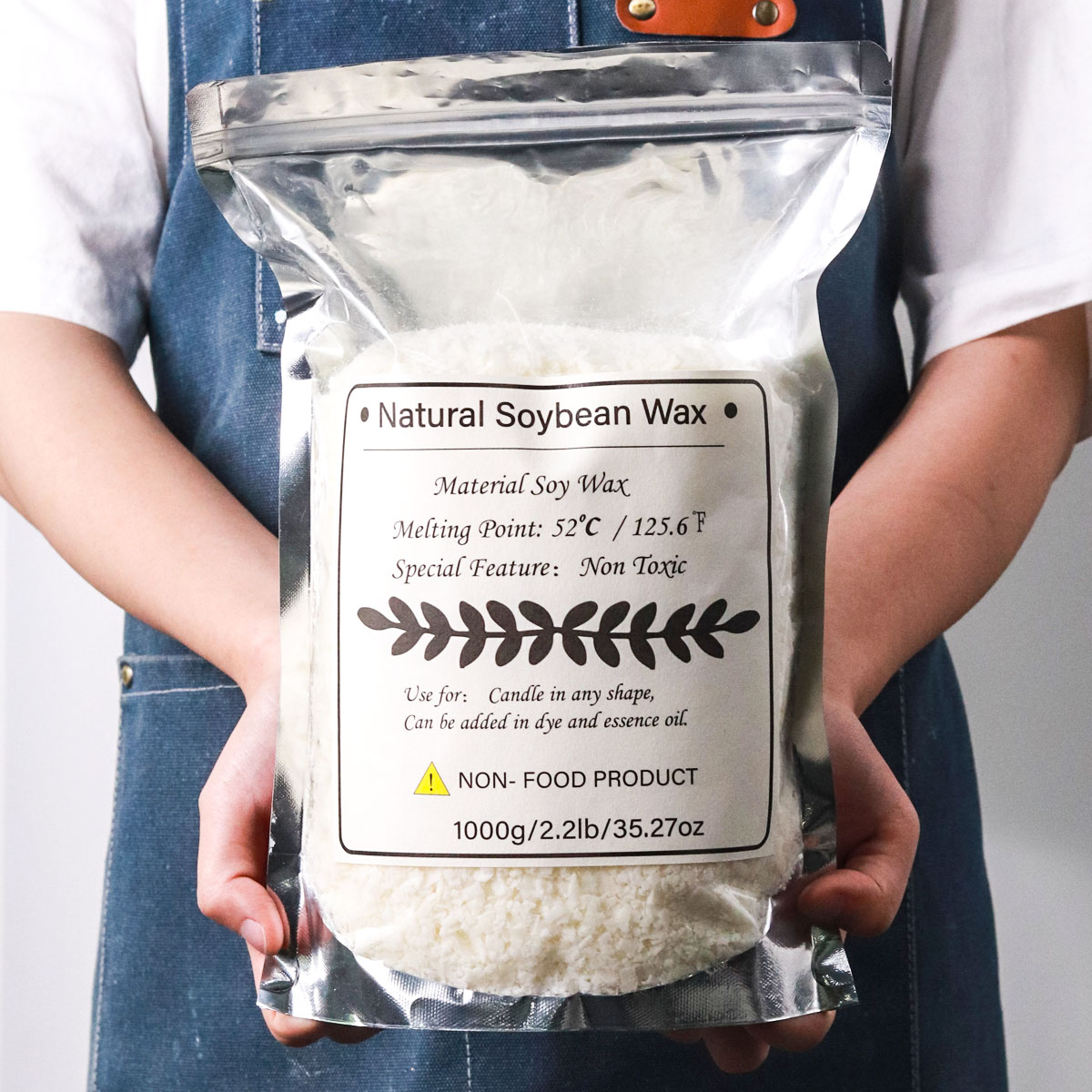 1KG Natural Soy Wax Granular S - Candle Making Supplies Usa recension och pris