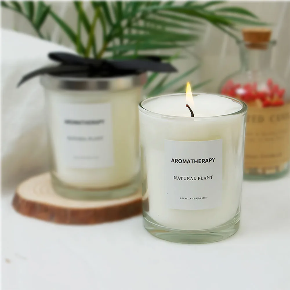 Luxury Glass Candle Jar Black  - Candle Supplies Luxury recension och pris